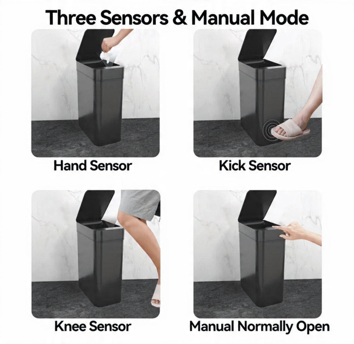 Motion Sensored Trash Can