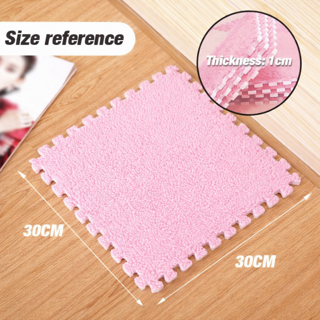 Plush Puzzle Foam Mat