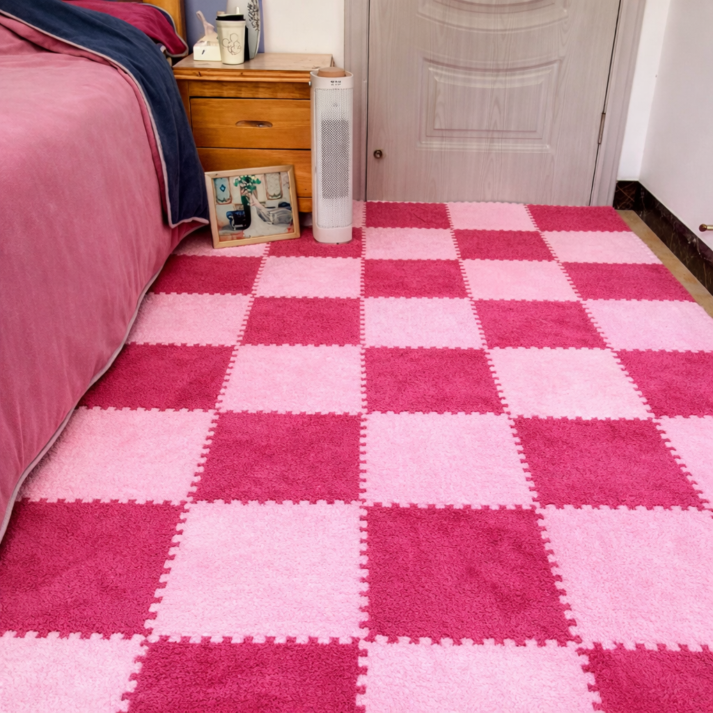 Plush Puzzle Foam Mat